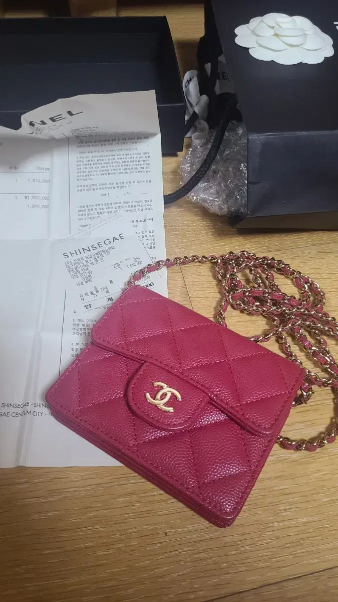 Chanel Crosmini Red