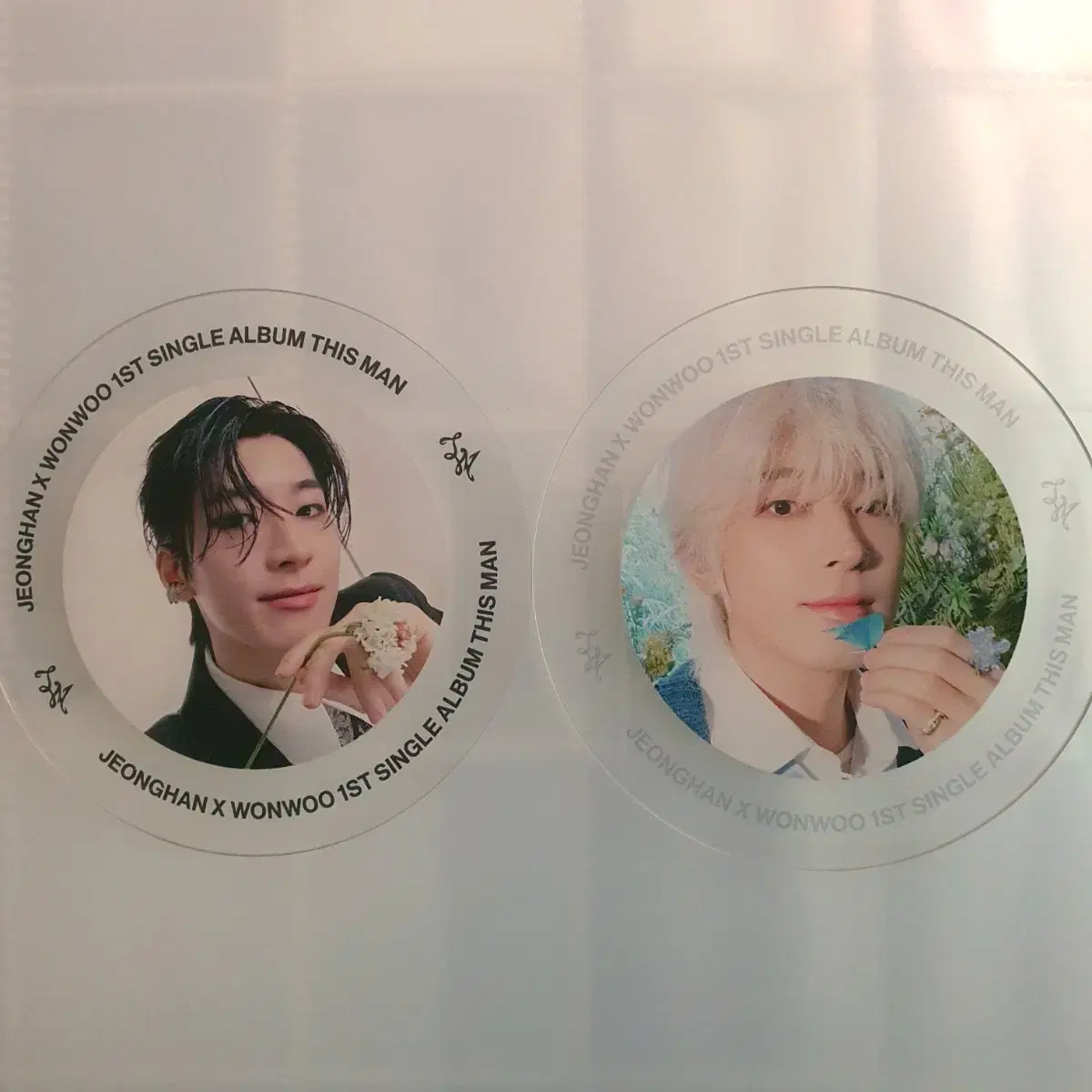 Seventeen wonwoo Disman Cup Coaster