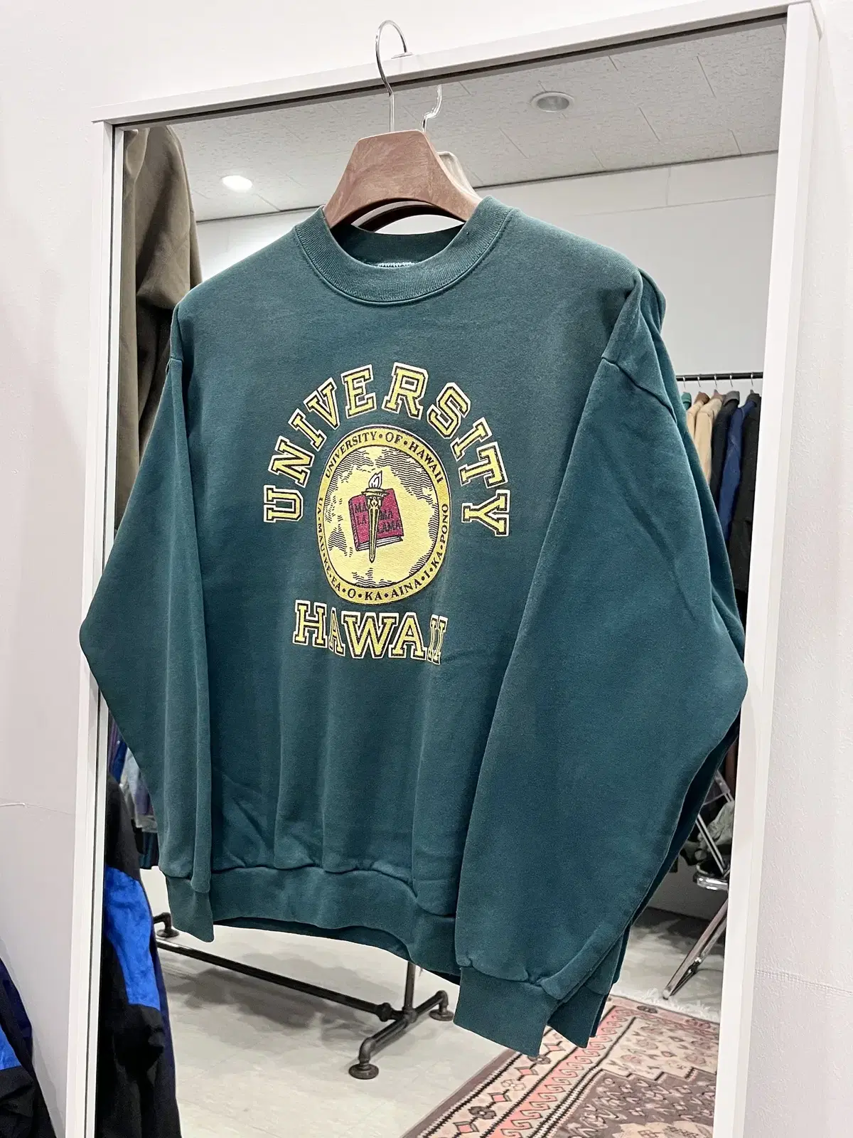 90s Tee Jays Hawaii Univ 하와이 유니버시티 스웻셔츠