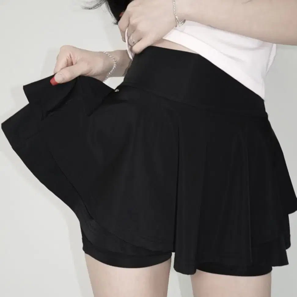 페일제이드 athletic skirt pants 블랙 S