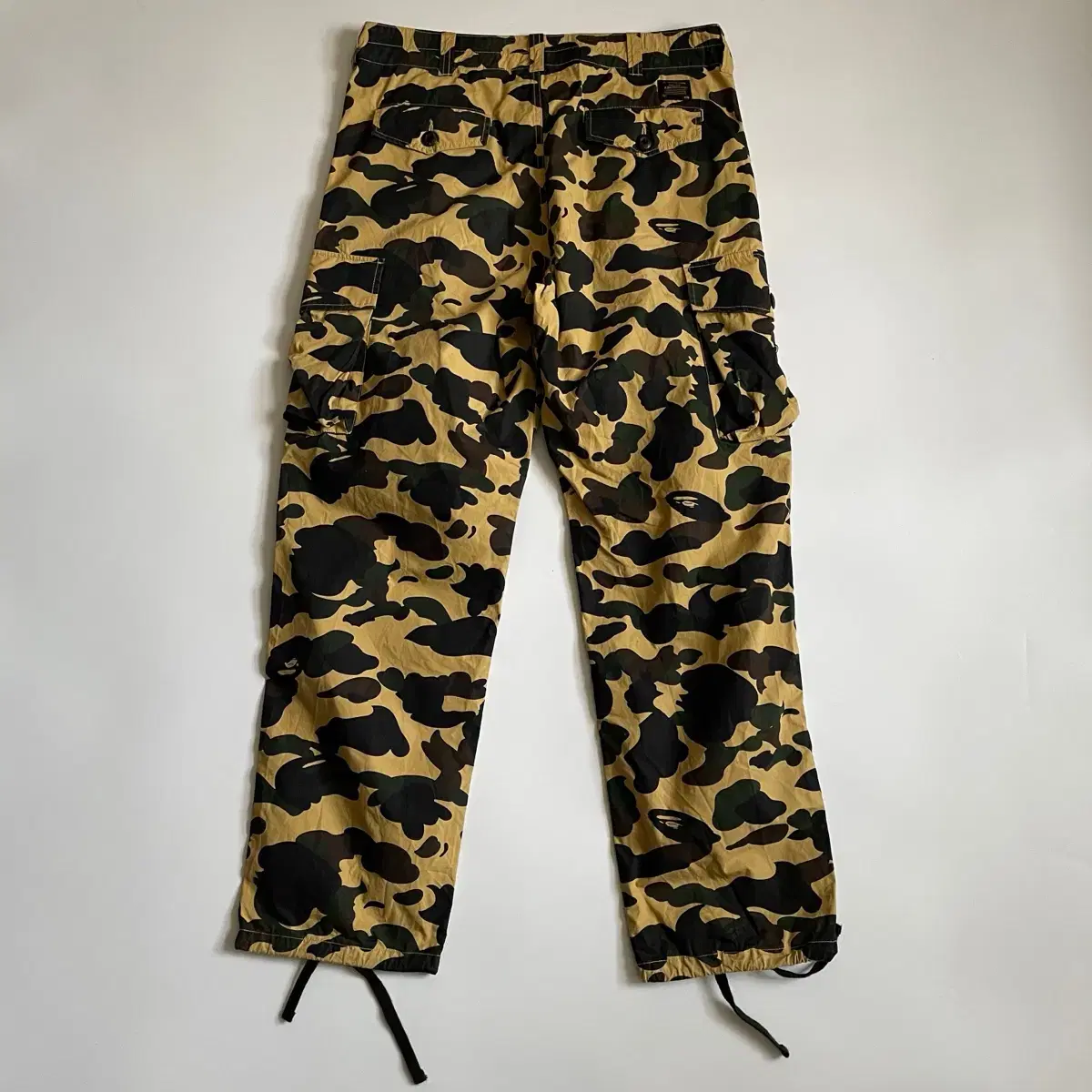 베이프 Bape 황계 카모 밀리터리 팬츠 바지