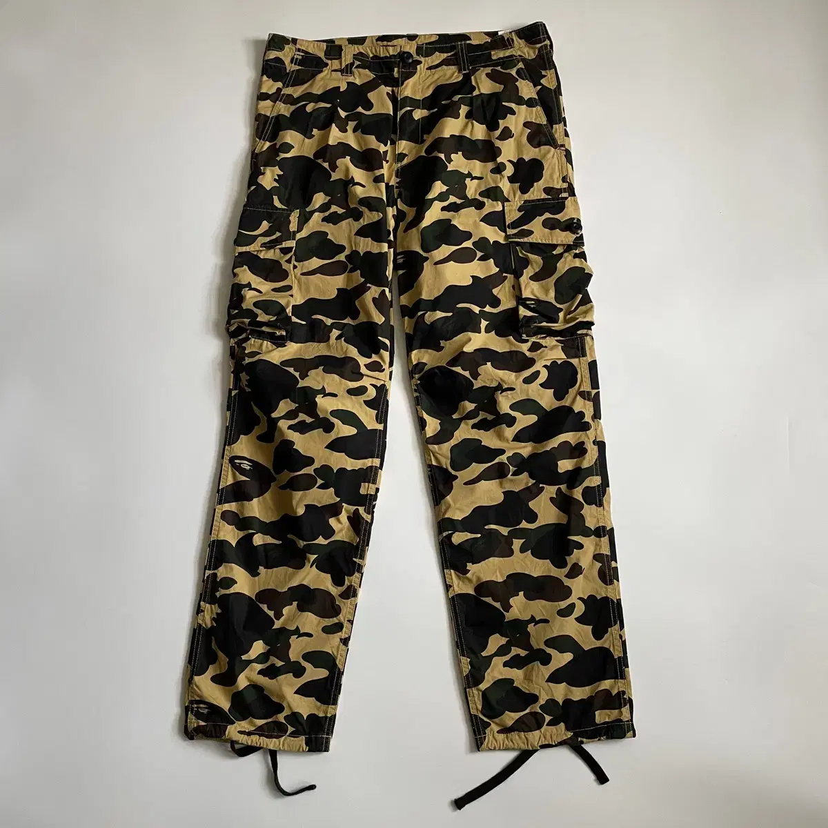 베이프 Bape 황계 카모 밀리터리 팬츠 바지