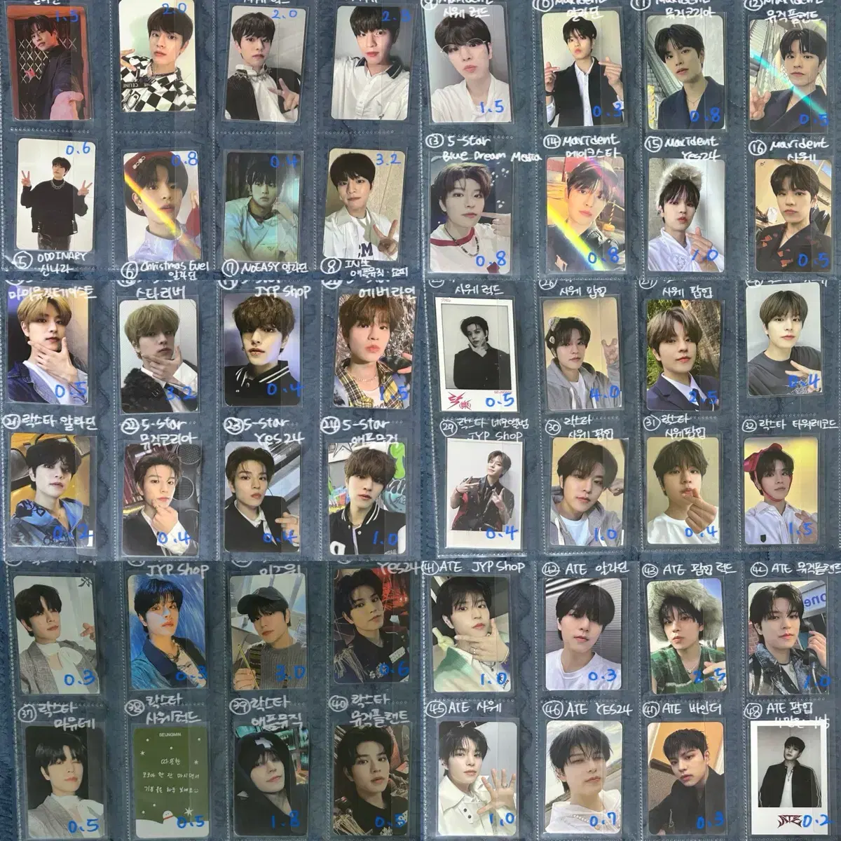 Straykids seungmin unreleased photocard pre-order benefit photocard skz kim seungmin Bulk