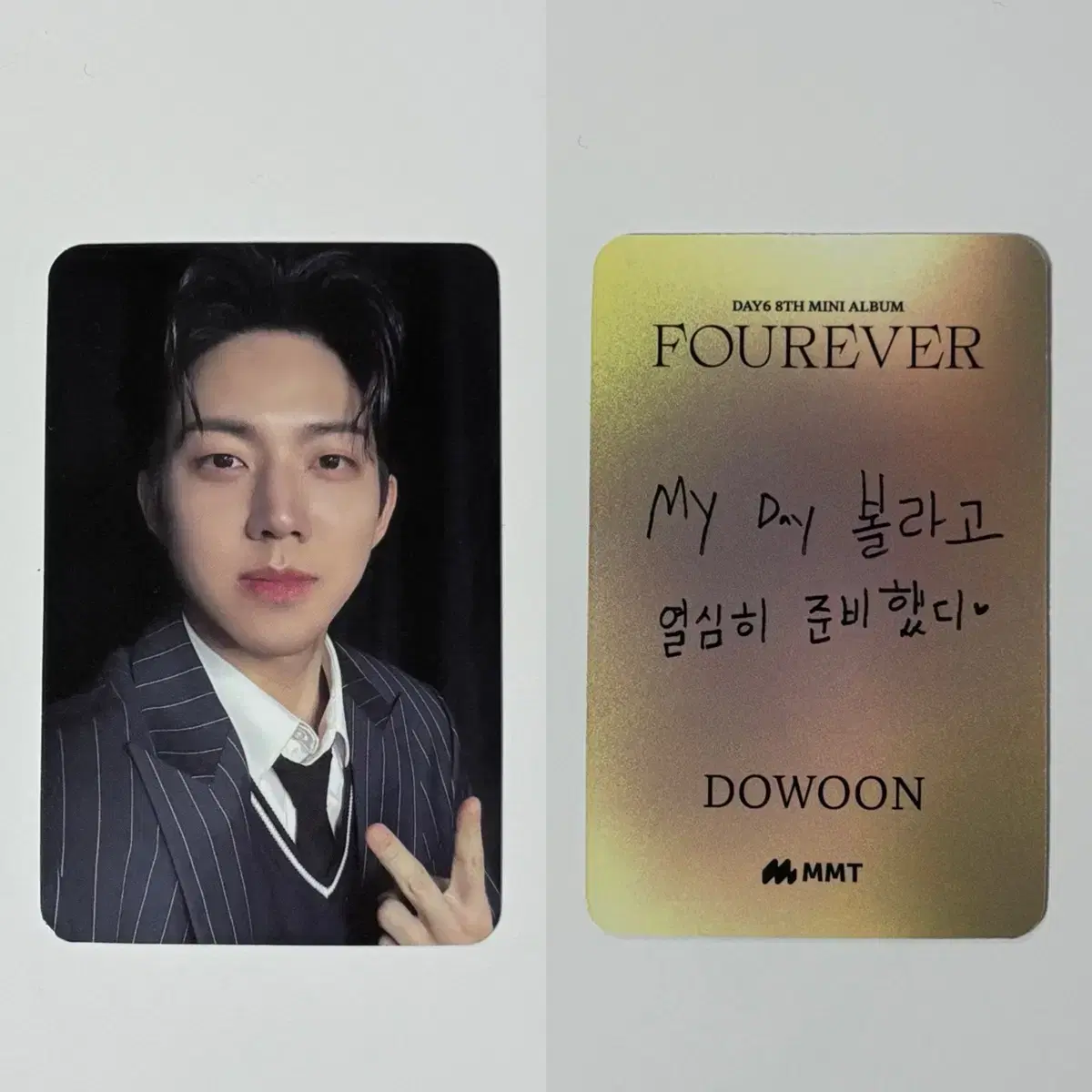 Quick sale) helped mmt ld WTTScon suitsmessagephotocard