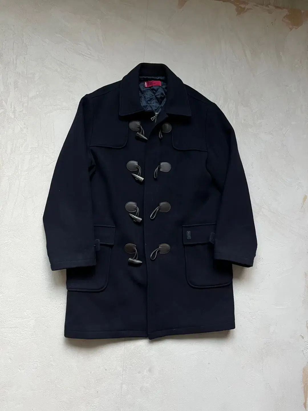 XL) Levi's Duffel Navy Coat