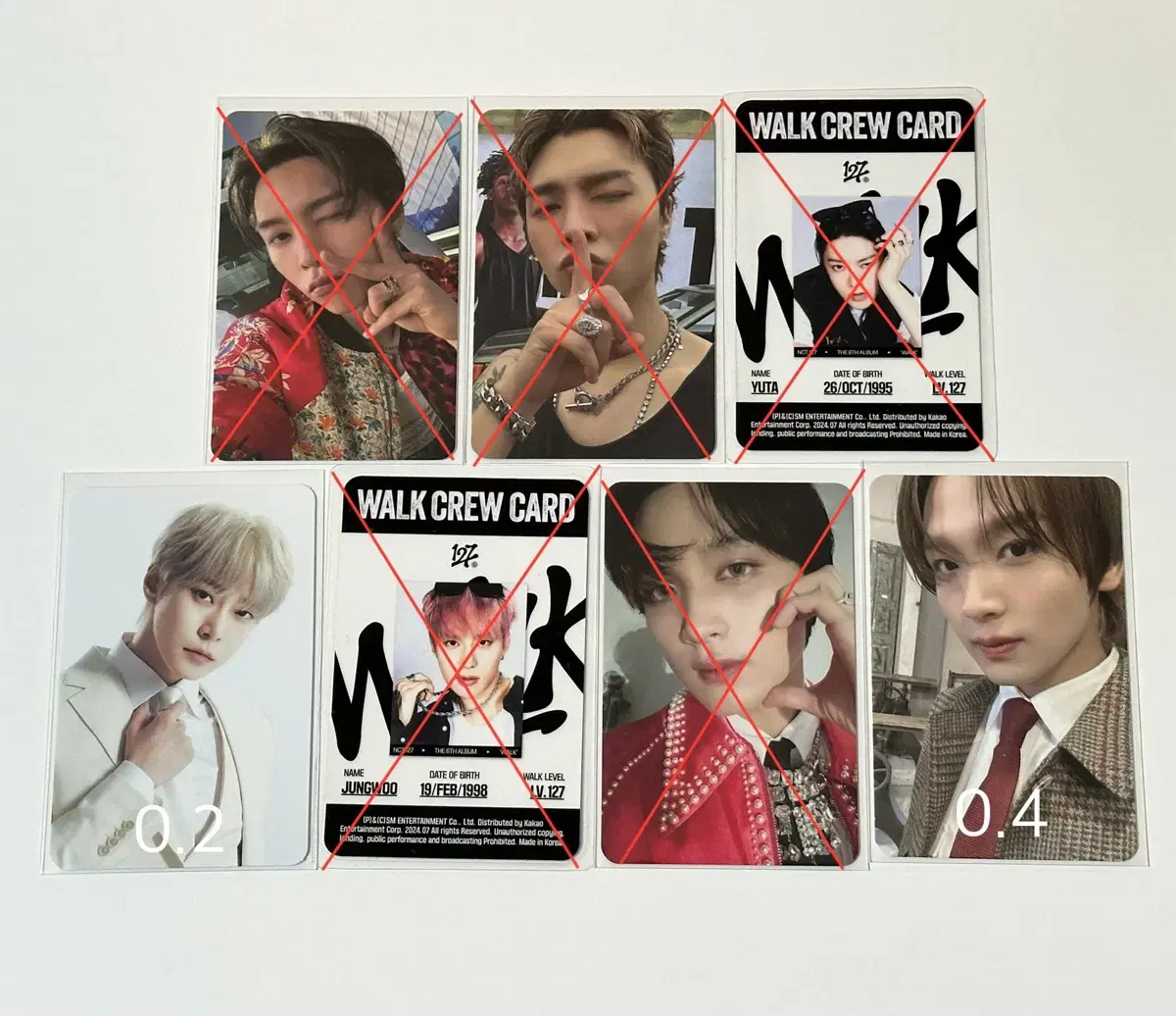 nct nct 127 doyoung,haechan photocard wts!