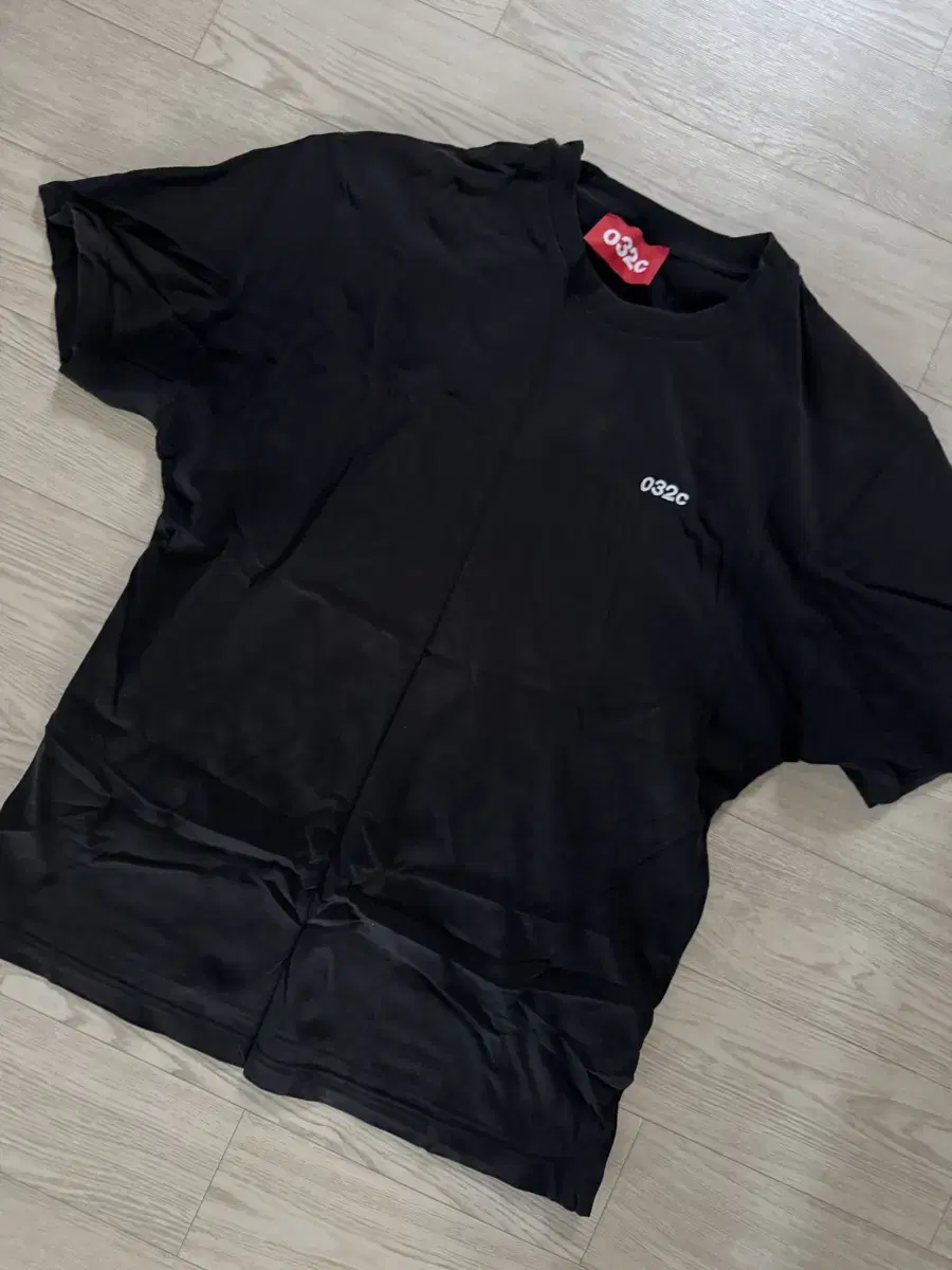 [XL] 032c Vahn Shortie Embroidered Logo Black Friend