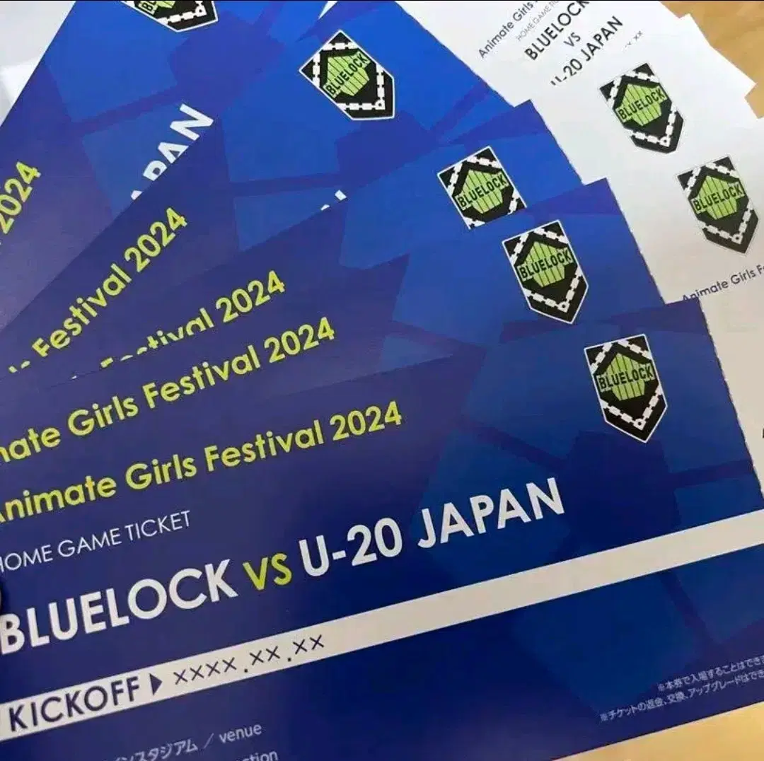 Melkal)AGF 2024 BLUELOCK ticket-shaped kard buncheol