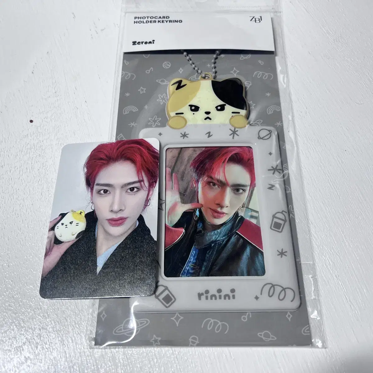 zb1 ricky rinini pvc photocard holder keyring ricky poka gift rinini