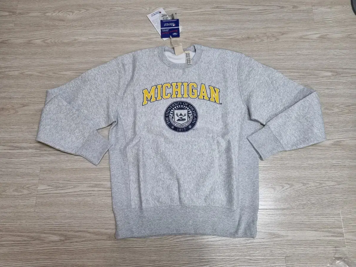 [100] Champion Reverse Weave Sweatshirt (man-to-man Champion Michigan logo)