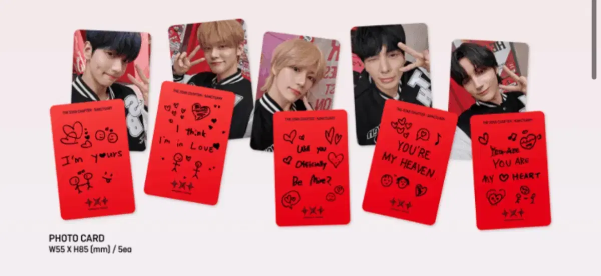 Cassette tape version of txt photocard buncheol (Soobin Taehyun Hooning)