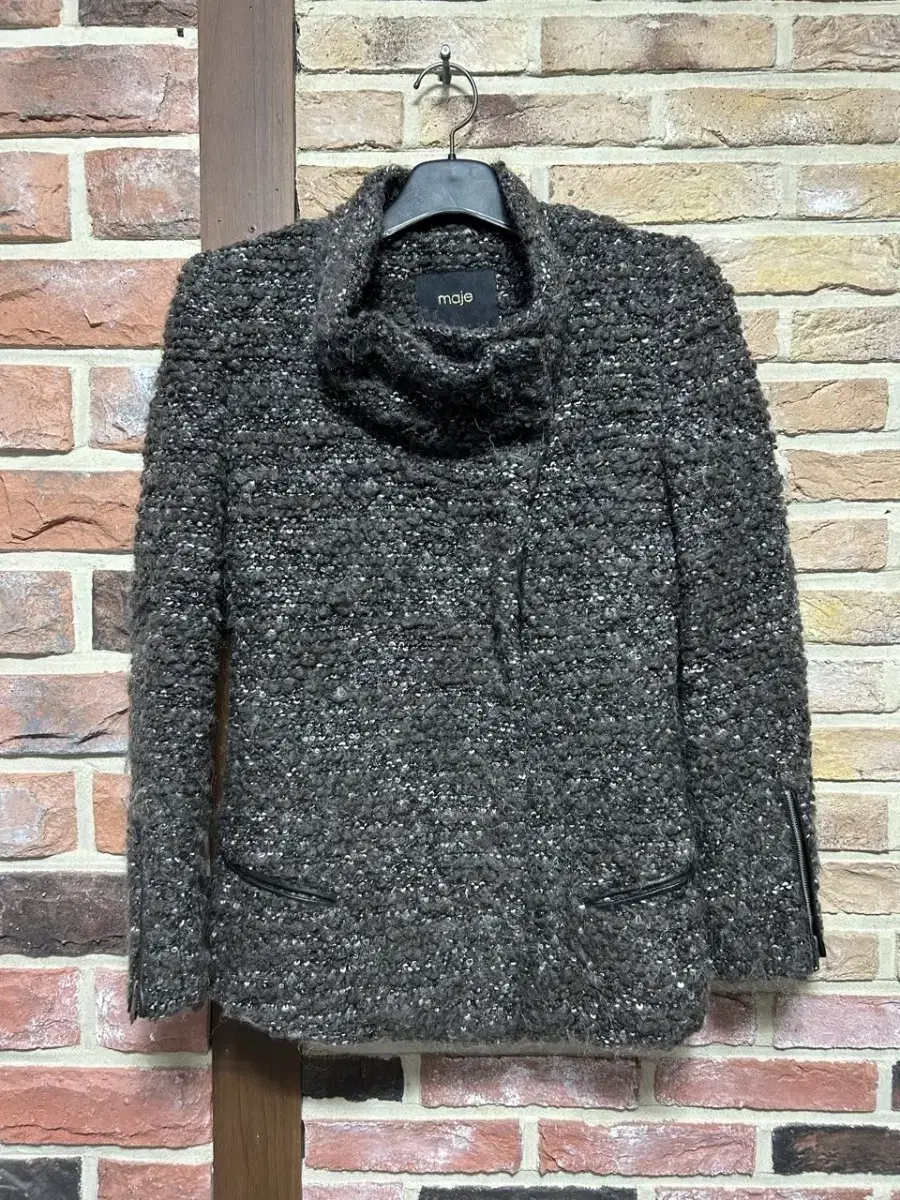 (No.43) [MAJE] Women's wool hombre jacket