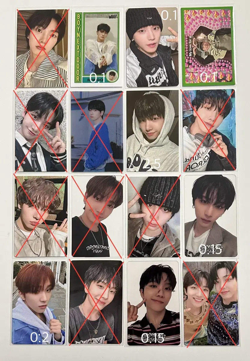 boynextdoor boynextdoor sungho,riwoo,myung jaehyun,taesan,woonhak photocard wts!