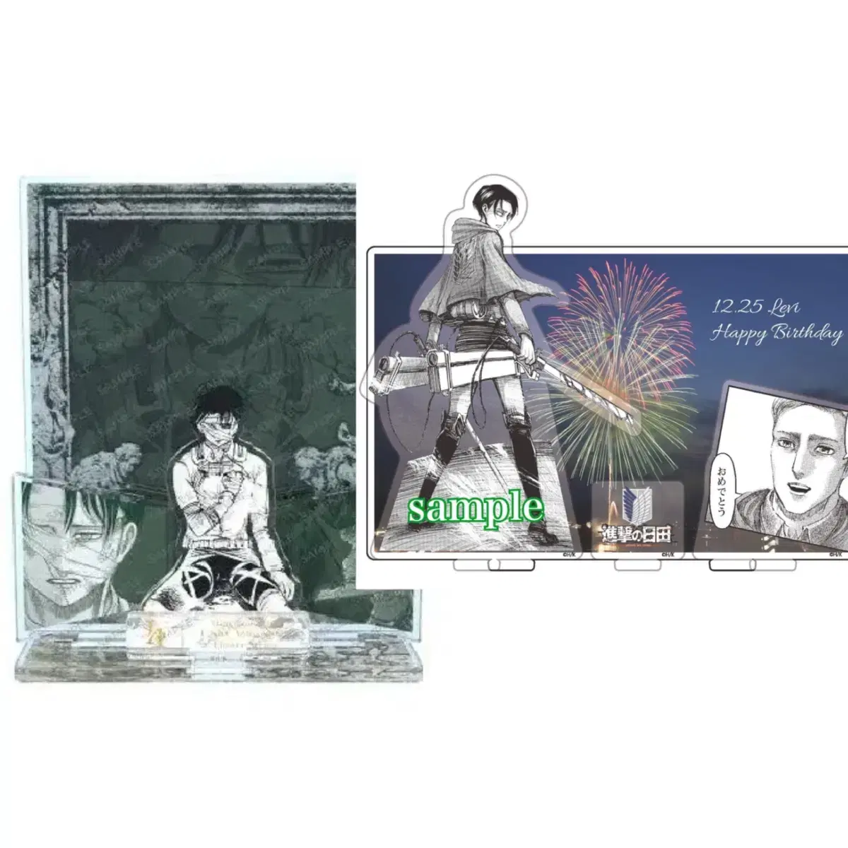 Attack on Titan JIN Levi Ackerman Chunji Exhibition birthday Diorama