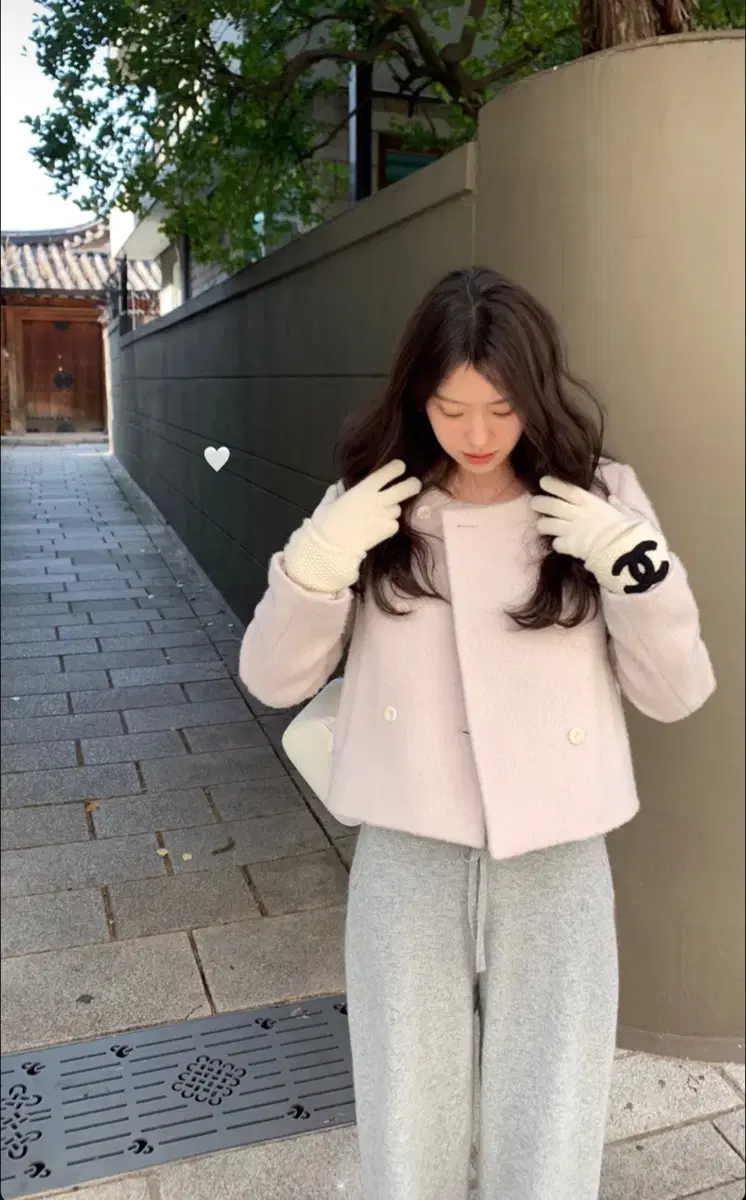 르플레인 vein alpaca jacket