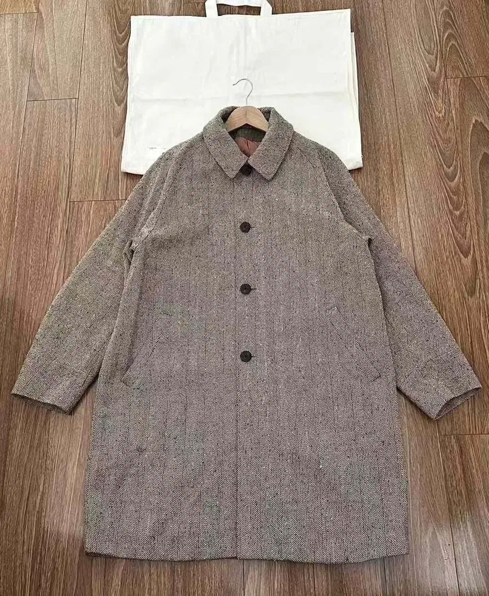 VISVIM 22AW REMI COAT HB TWEED