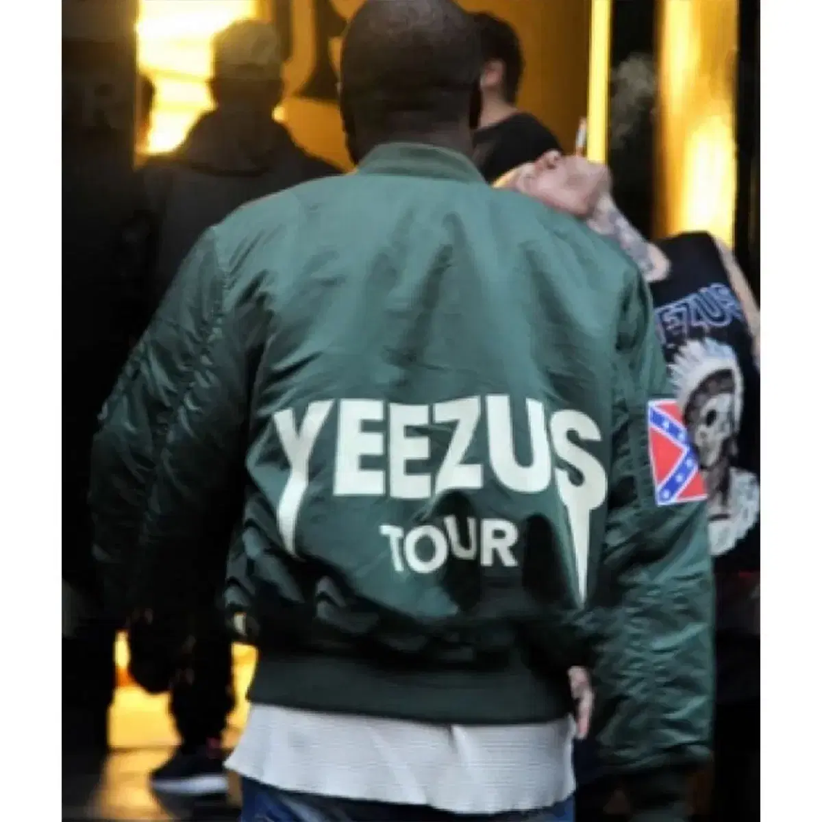 Kanye West YEEZUS TOUR MA-1 Bomber Jacket