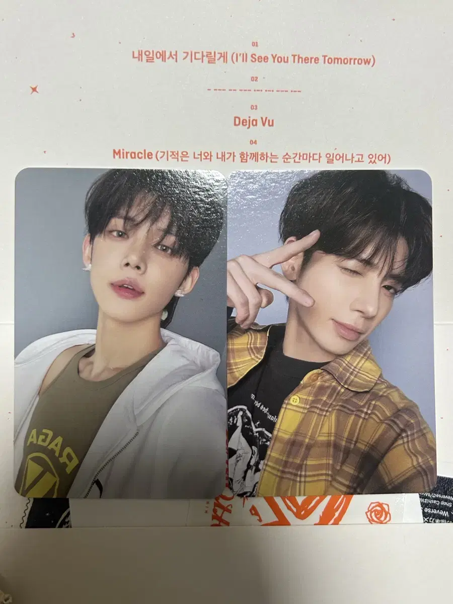 Tuvatu Tomorrow Weavers Album Version B yeonjun taehyun photocard