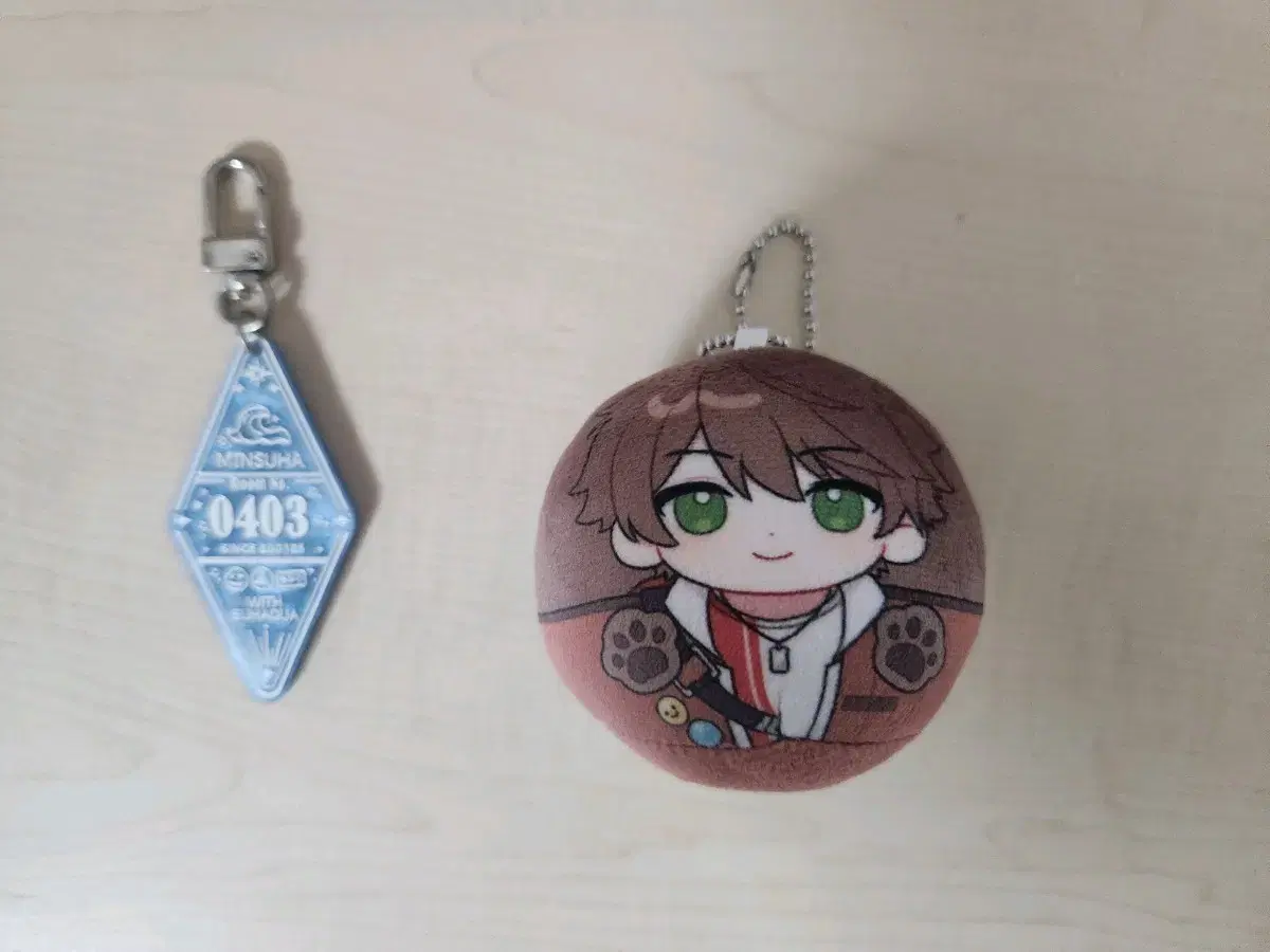 Min Suha Light Dandan Doll Hotel Keyring in Bulk