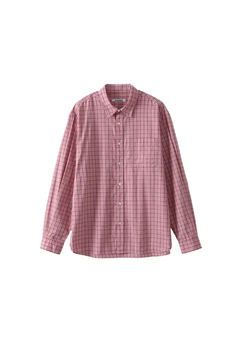 (New) Woodby Relaxed Pink Check Shirt 1 Size