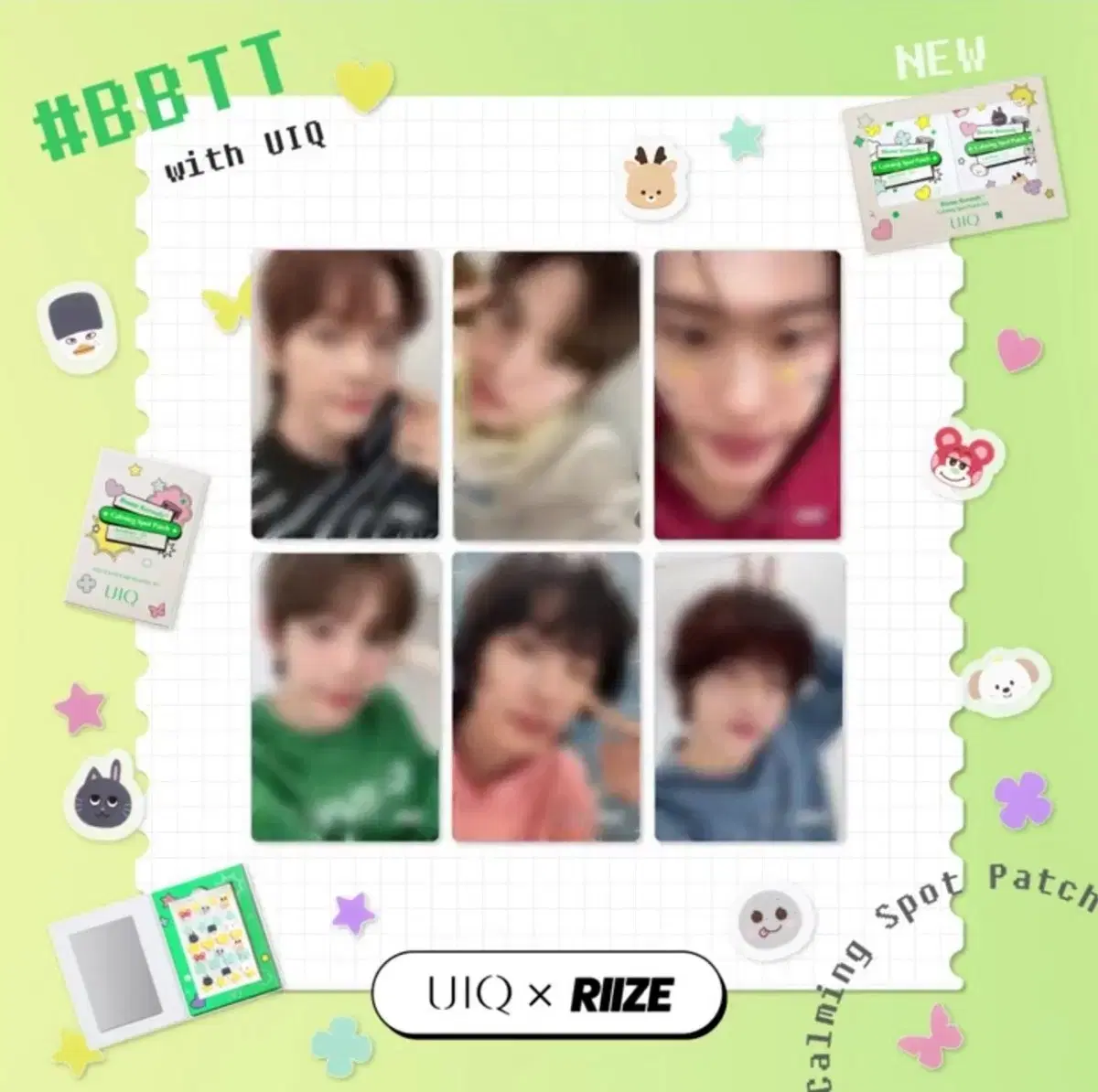 Uik uiq riize Patch "photocard" buncheol All members welcome