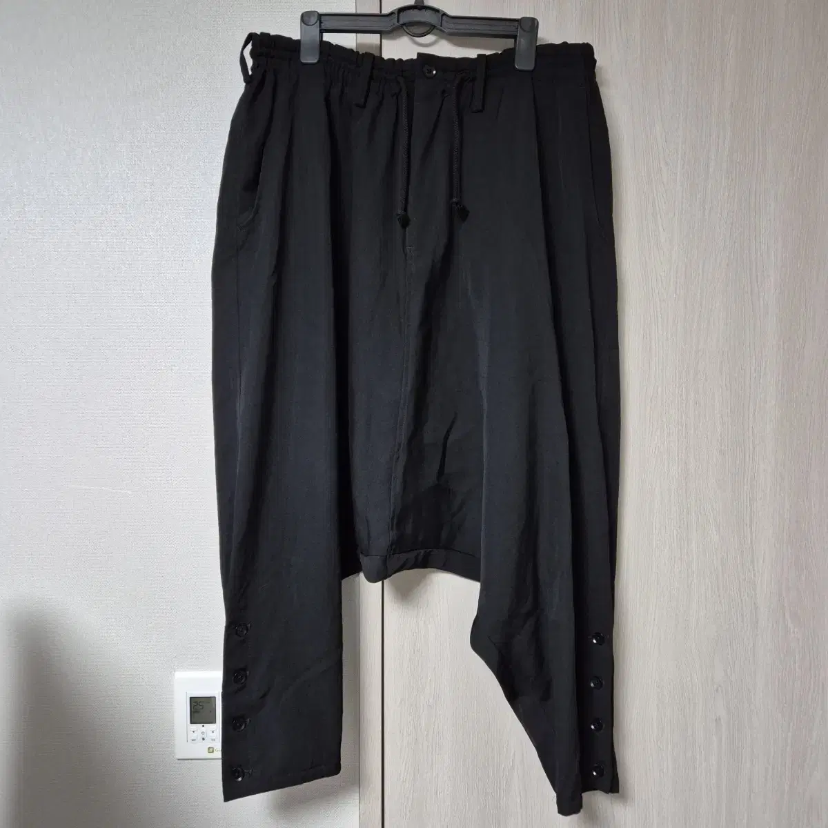 Yohji Yamamoto Pour Homme Gabardine Wool Saree L Pants