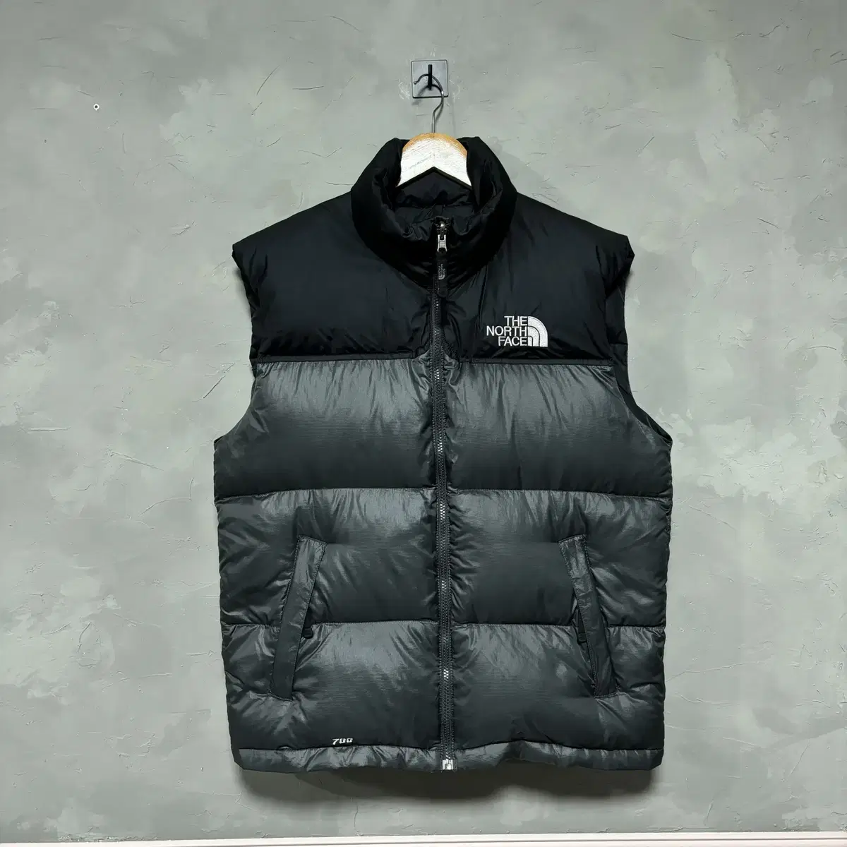 The North Face Nupsi 700 Puffer Vest Gray Gray