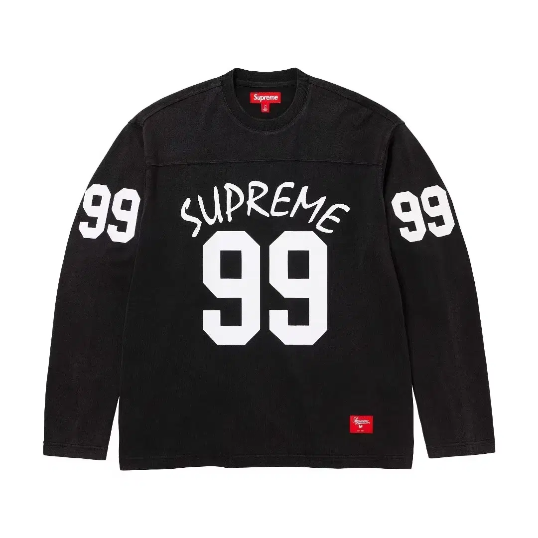 Supre me24ss99 l/s 풋볼 탑 149 프린팅 롱슬리브 위너