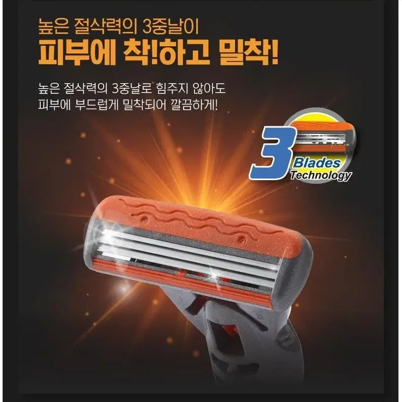 BIC Easy Clic 3중날 빅 면도기 이지 클릭 본품+리필 3세트