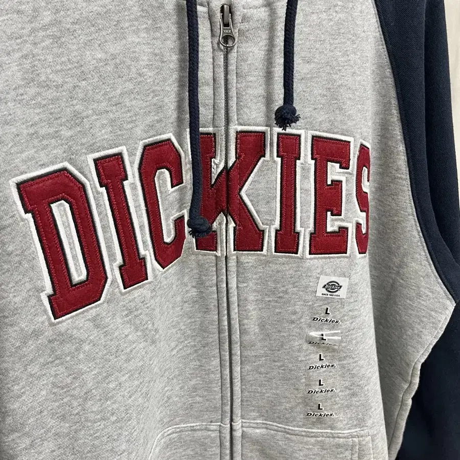 L)디키즈 기모 빅로고 후드집업 dickies