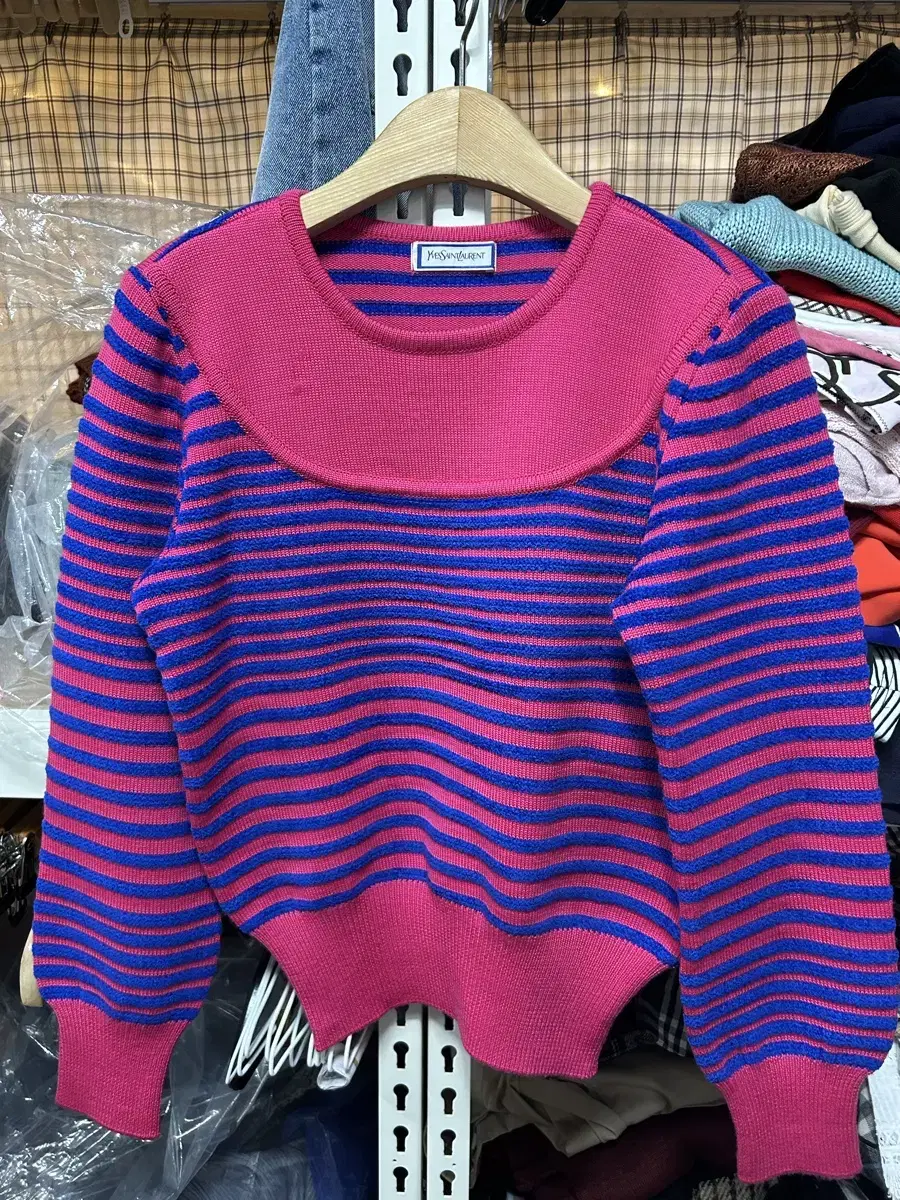 Raised Hot Pink Knit