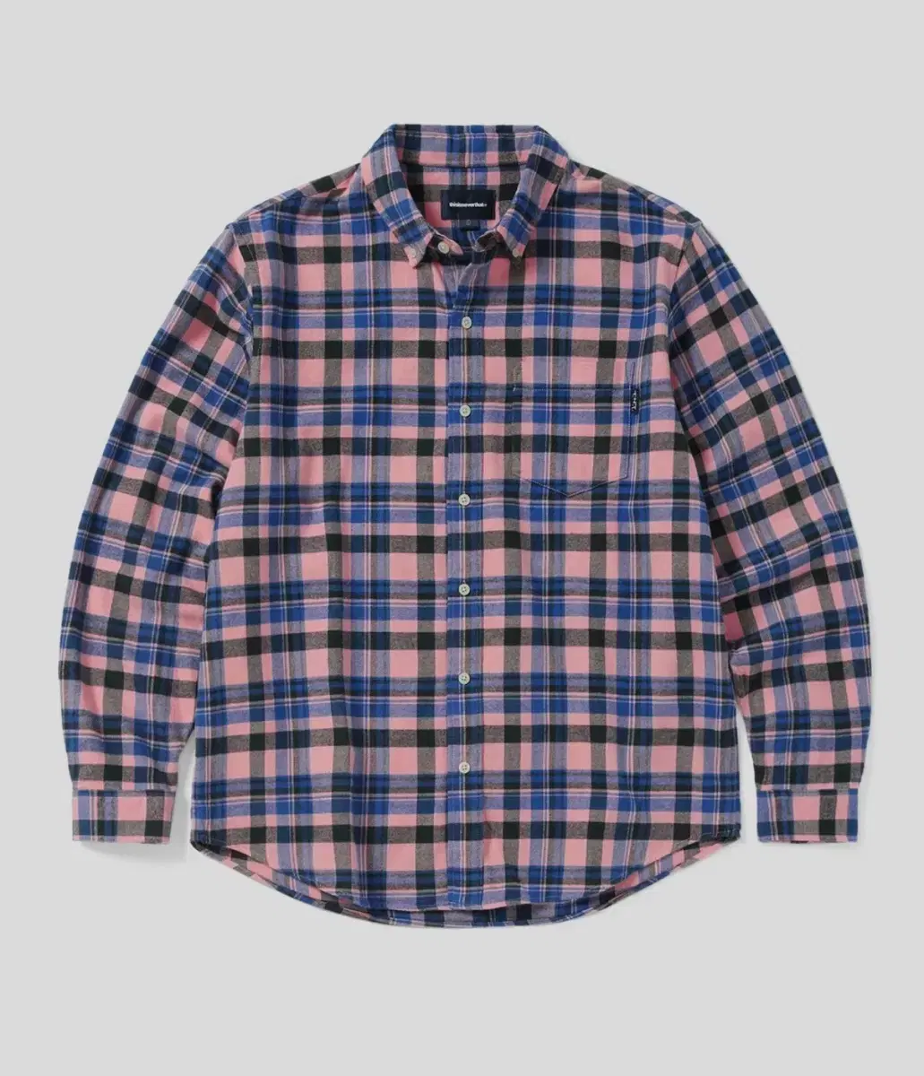 This Is Never That Flannel Check Shirt L