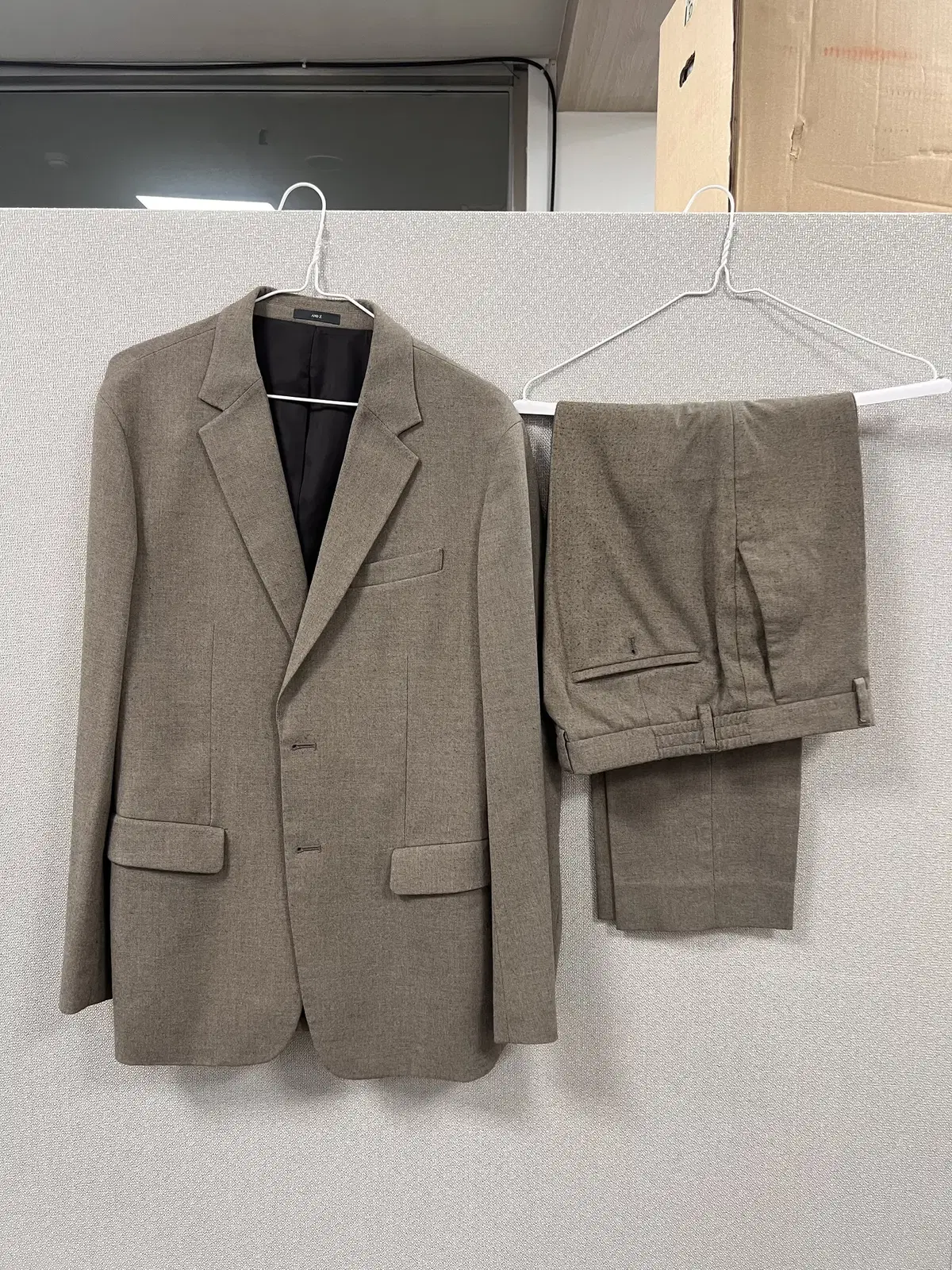 Endzy Dark Beige Setup Suit for sale.