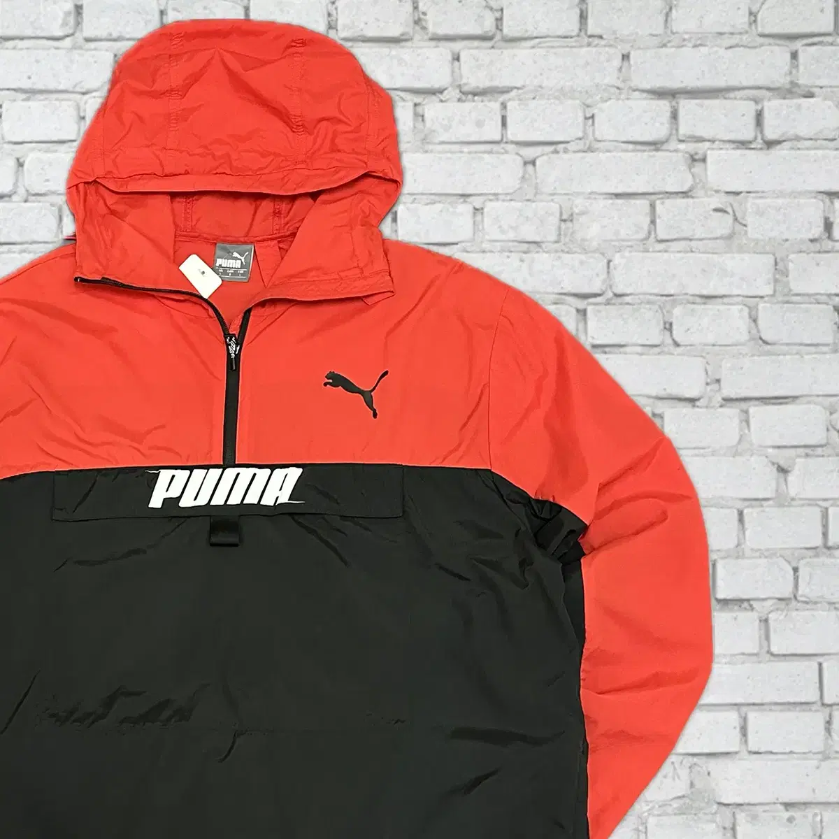 (1557) Puma Vintage Overfit Hooded Anorak XL