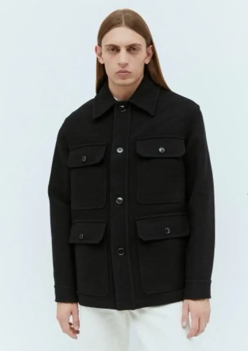 Lemaire Hunting Jacket Black 50 New