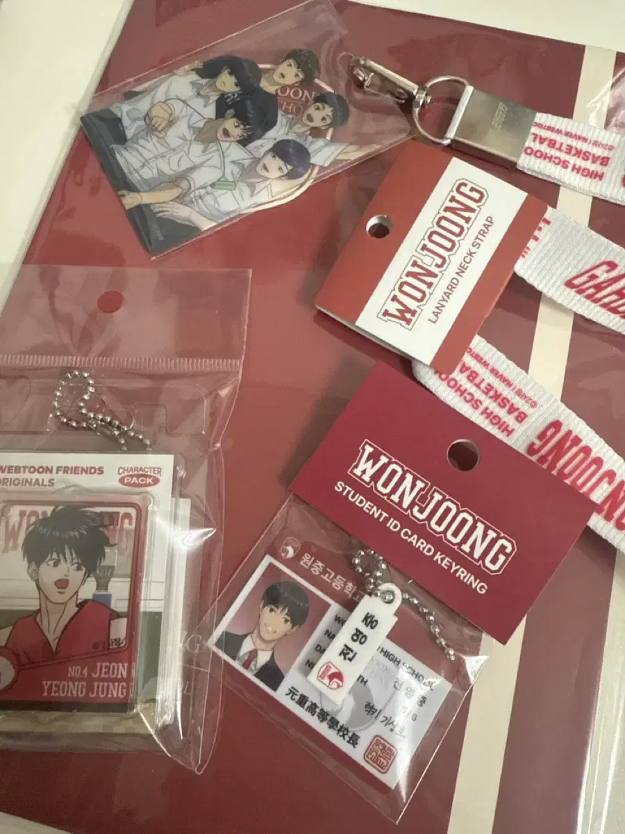 Unsealed Garbage Time Jeon Youngjoong Lucky Shop Student Certificate pop up Character Pack Keyring