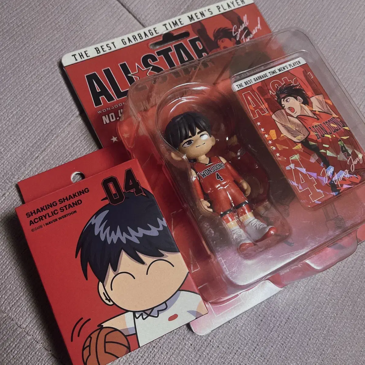 WTS) Garbage Time Gakta Jeon Youngjoong Shake acrylic All-Star Figures in Bulk