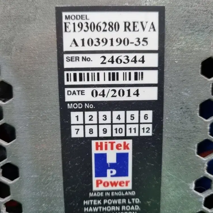 HITEK POWER OLS10K-103-22 10KW 1A 파워서플라이