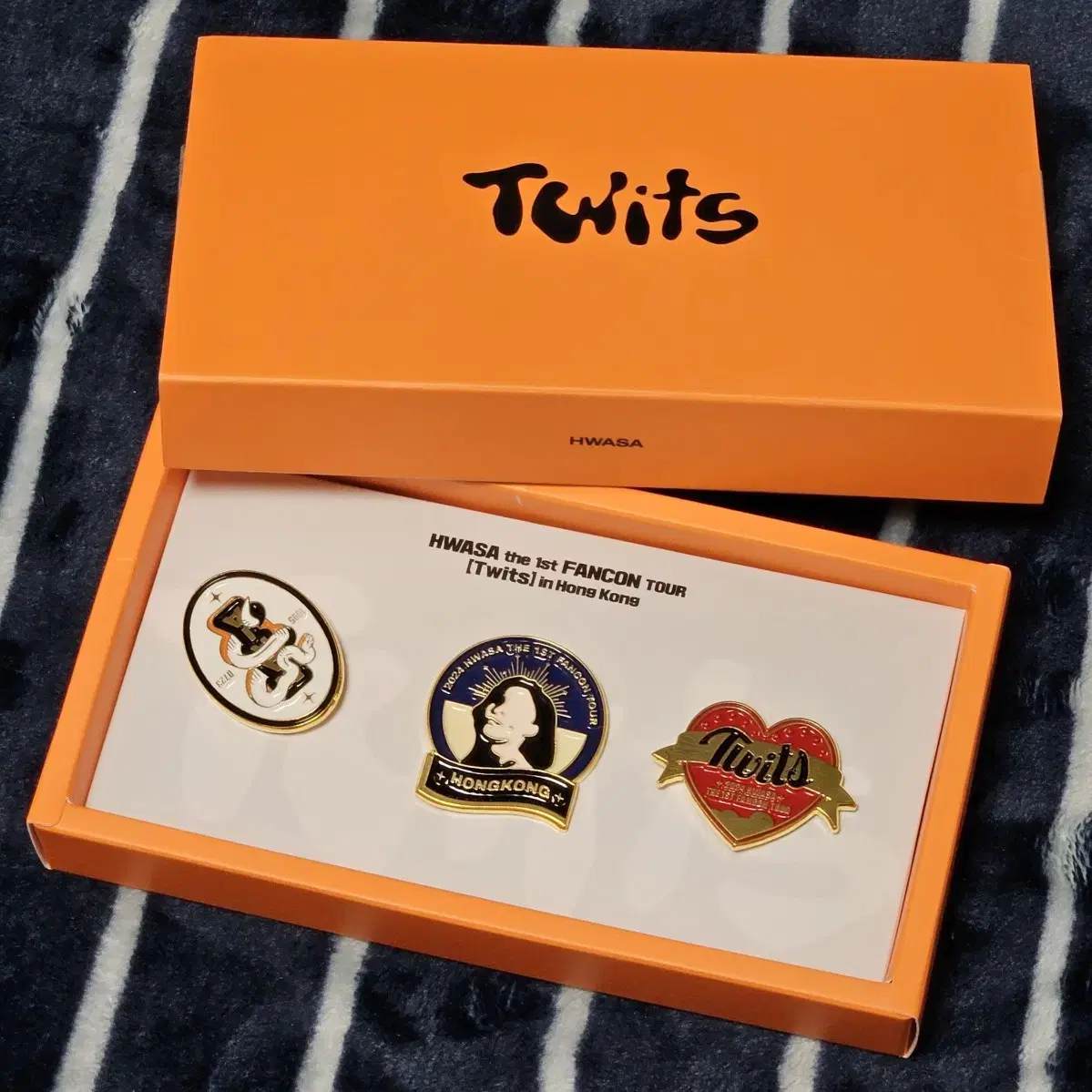 Mamamoo hwasa fan con TWITS Hong Badge Set