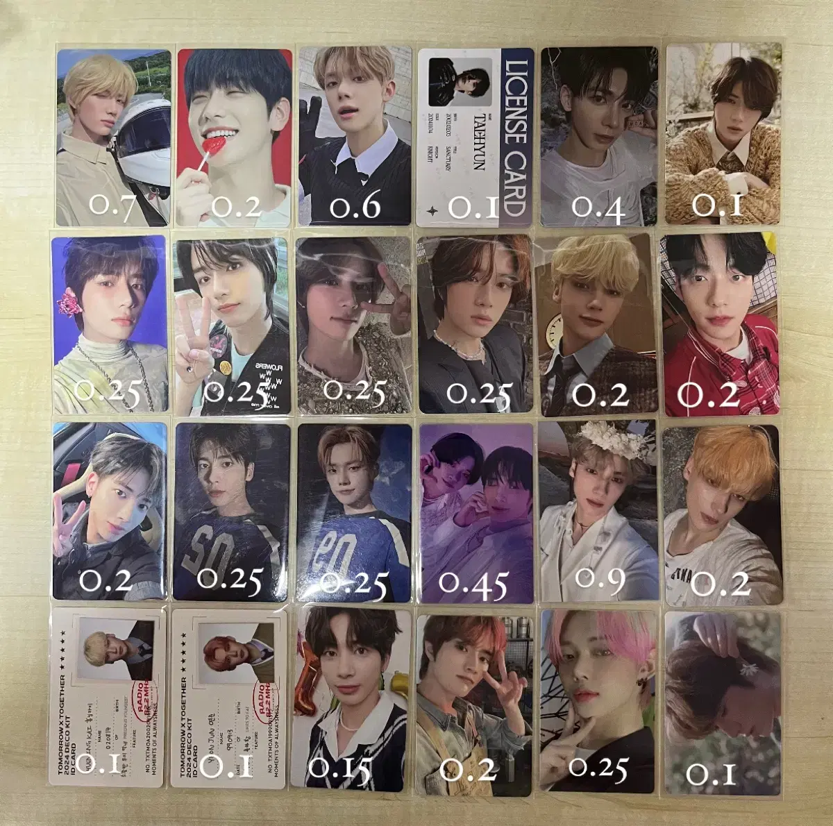 TXT photocard wts SANCTUARY soobin yeonjun beomgyu taehyun hueningkai TXT