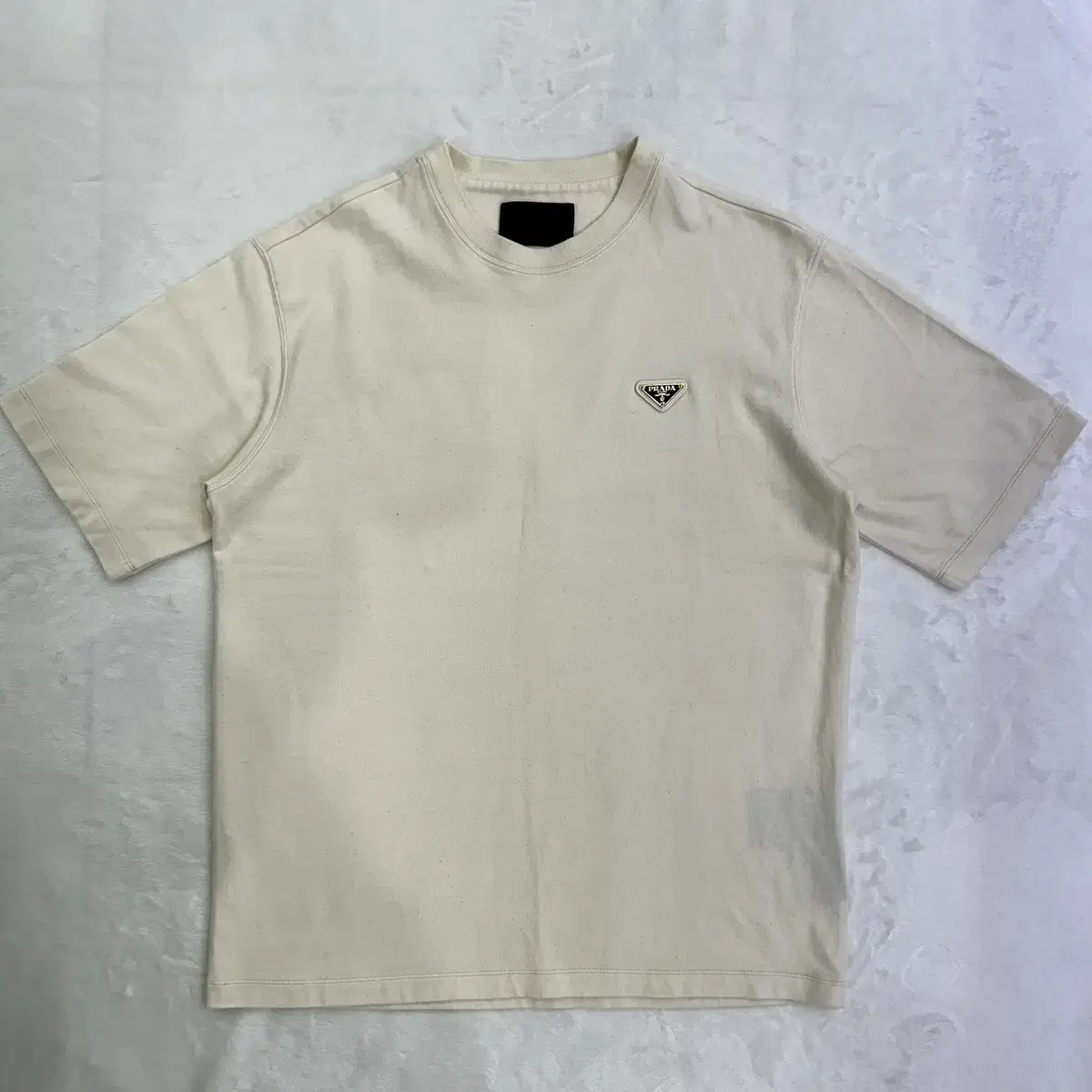 Genuine Prada Triangle Logo Vahn Tee