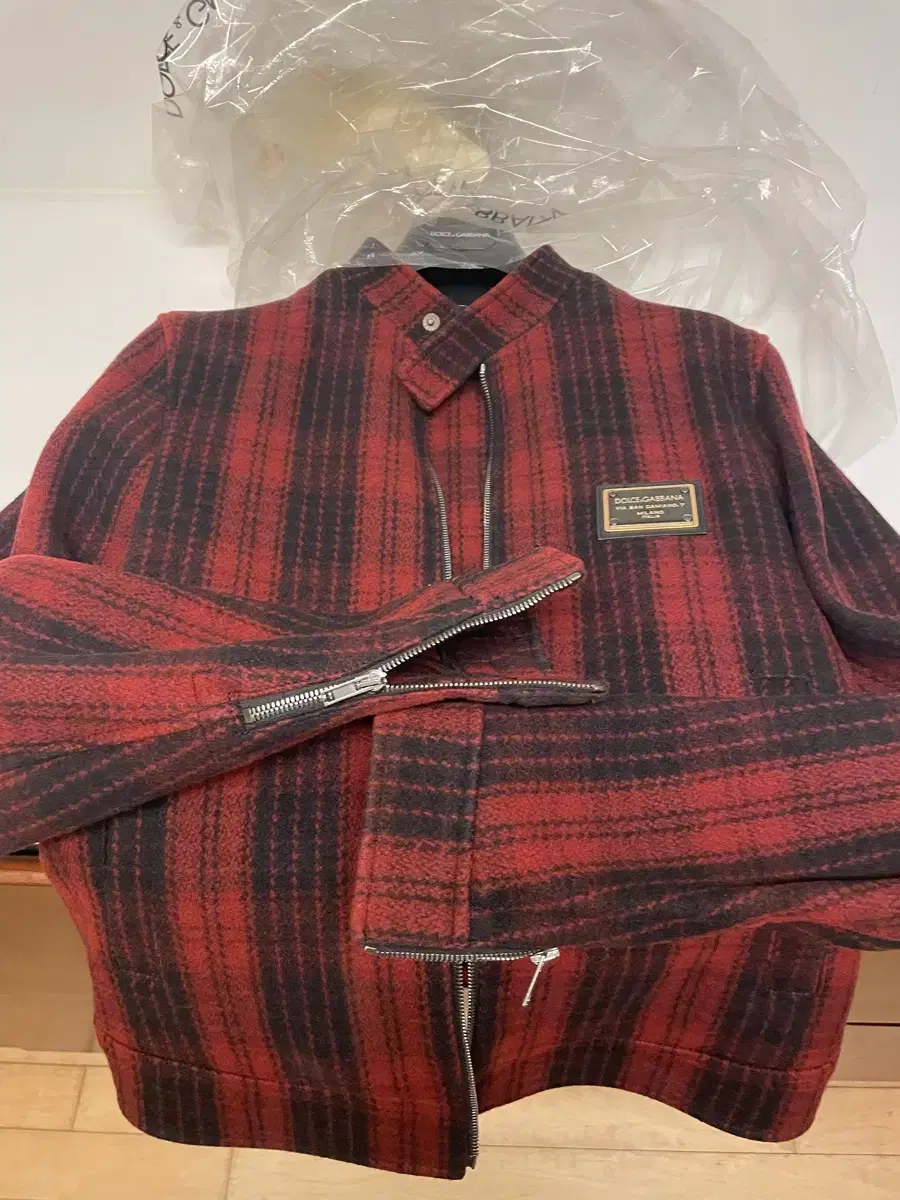 Dolce & GabbanaWoolen Check Jacket