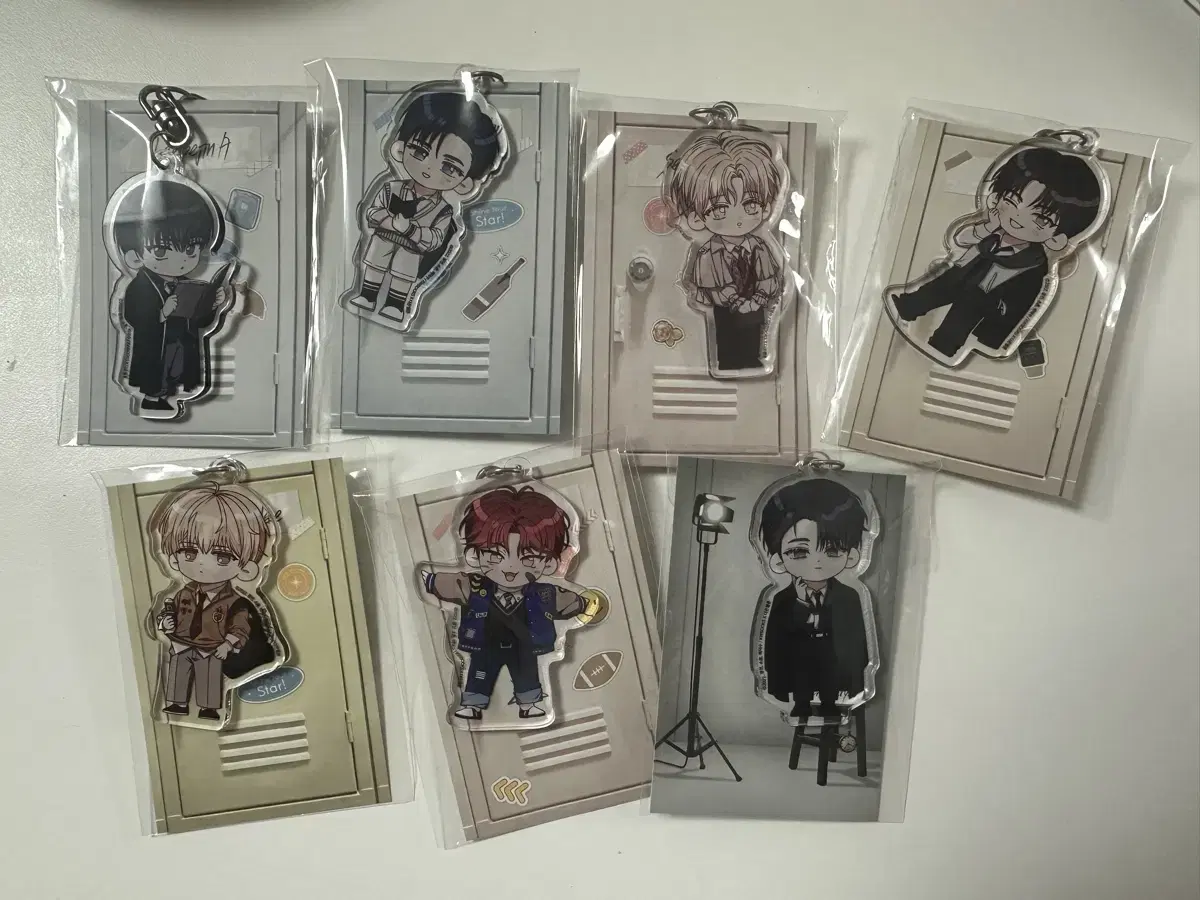 Demotjuk) Test + encouragement acrylic keyring WTS