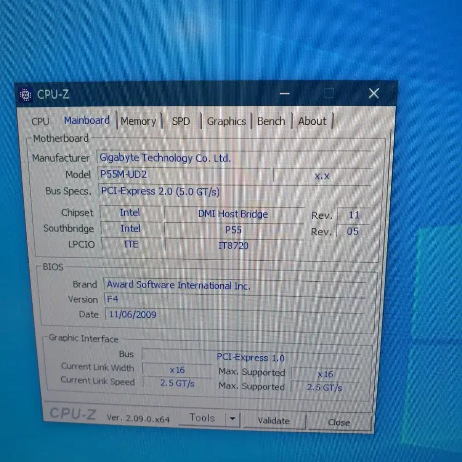 i5 760 + GA-P55M-UD2 메인보드 세트