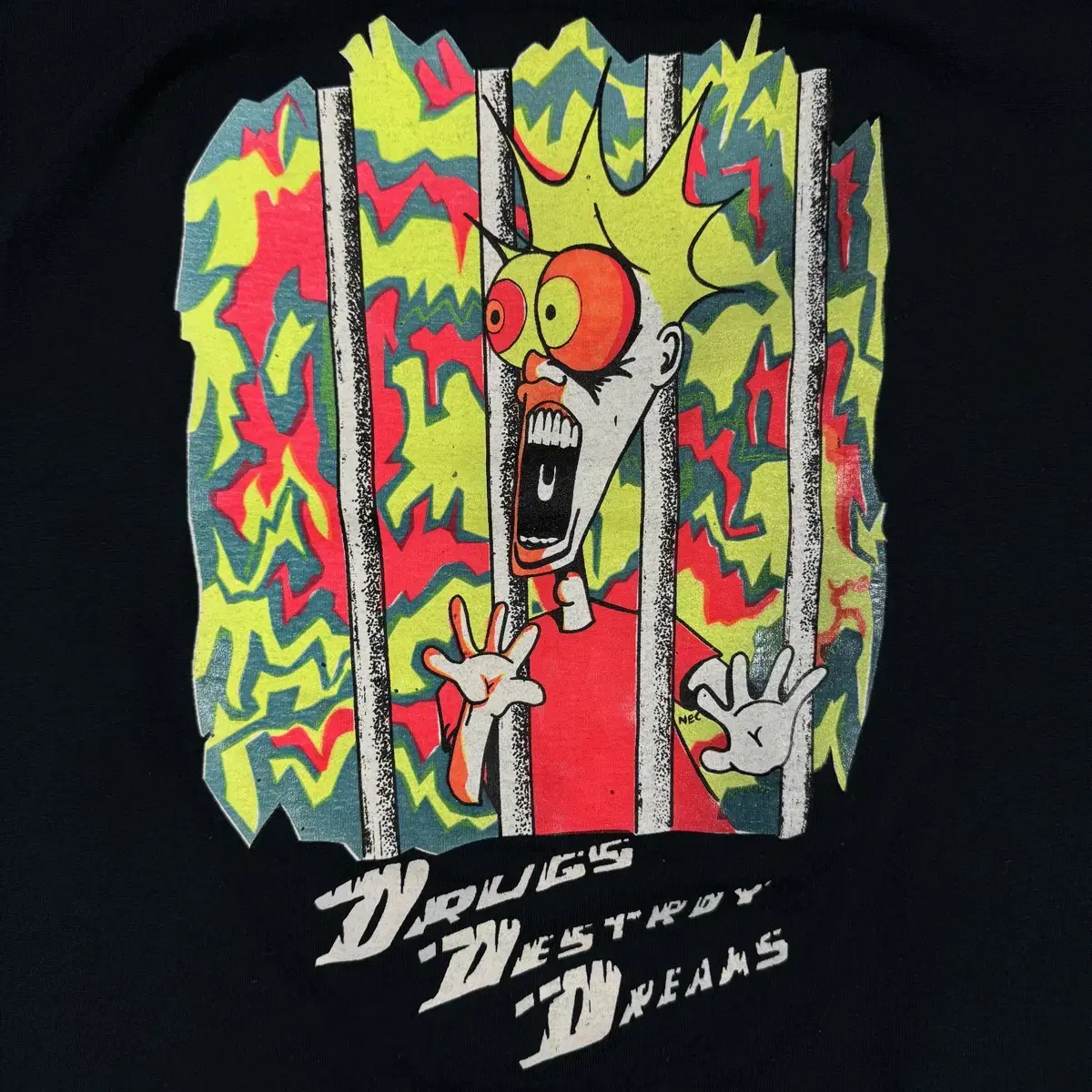 Vintage 90s Drug Destroy Dreams Tee