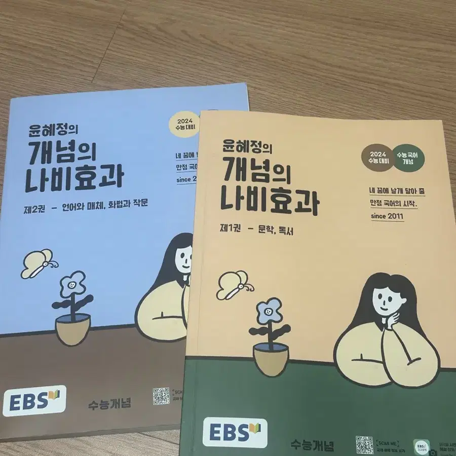 국어 문제집 윤혜정 개념의 나비효과 풀세트