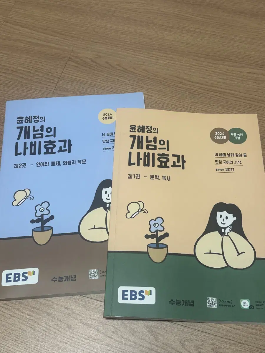 국어 문제집 윤혜정 개념의 나비효과 풀세트