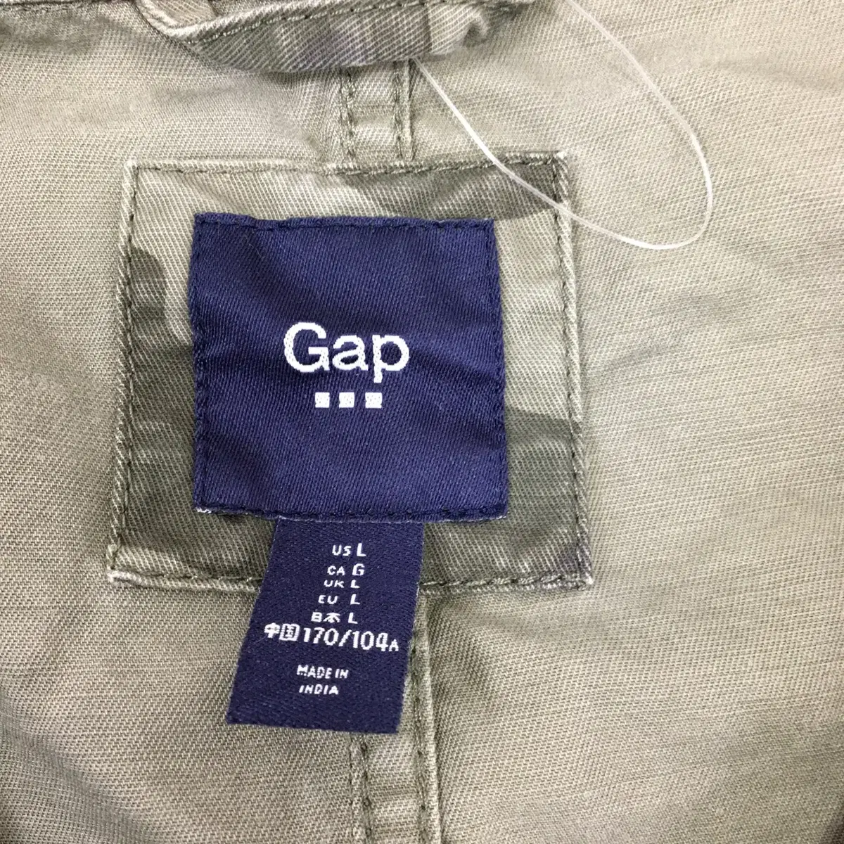 GAP 카모데님 코튼집업자켓 L