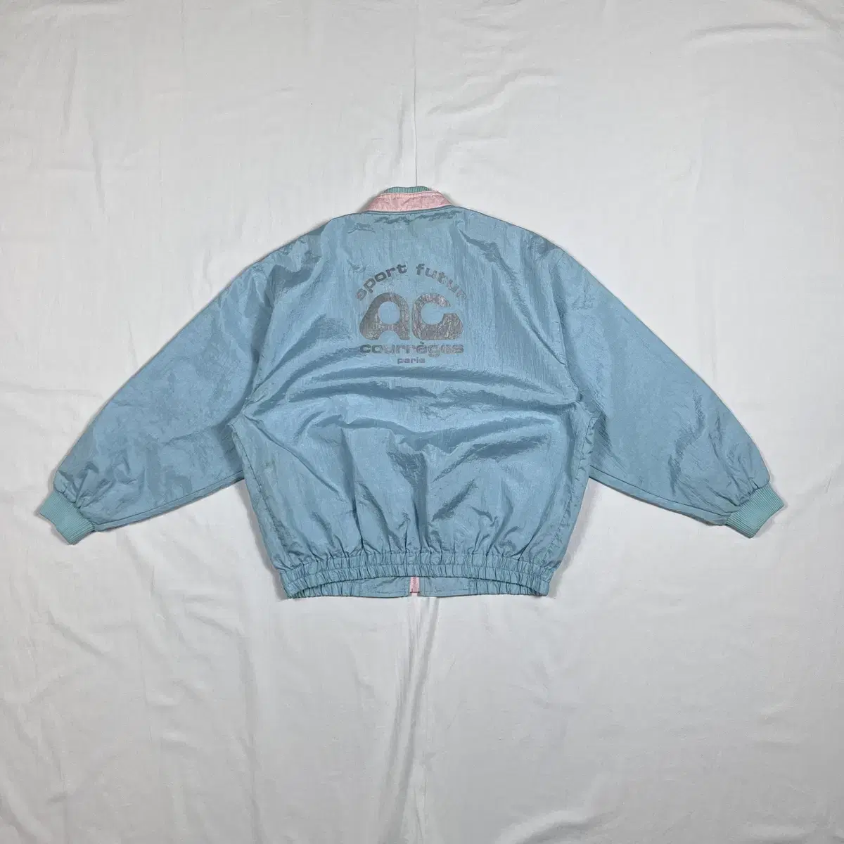 90s 꾸레주 courreges sport futur 블루종 자켓