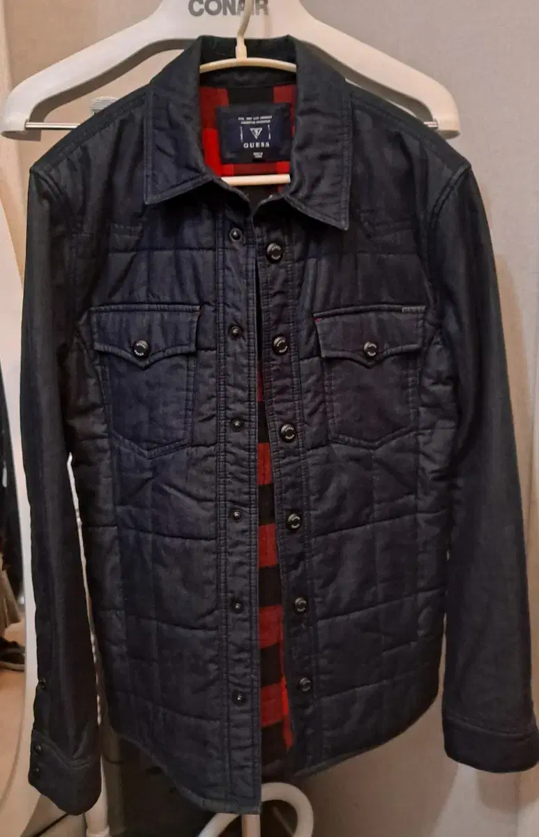 Gess Denim Quilted Jacket